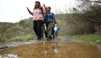 Kocaeli’de ’Bizim Köy’ün rotası Akpınar doğası oldu