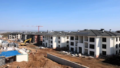 Kocaeli’de Kartepe Kent Konut Evleri’nde kaba inşaat tamamlandı