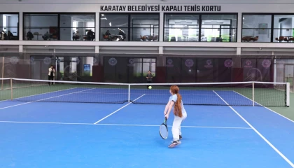 Konya Karatay’da ’İl Birinciliği Tenis Turnuvası’ heyecanı