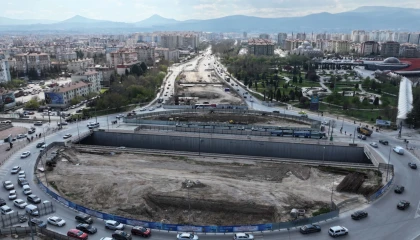 Konya’da Stadyum-Şehir Hastanesi Tramvay Hattı’nda ikinci etap sürüyor