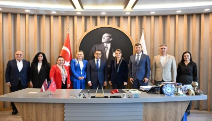 Letonya Büyükelçisi’nden Antalya Büyükşehir’e ziyaret