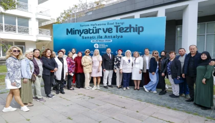“Minyatür ve Tezhip Sanatı ile Antalya Sergisi” açıldı