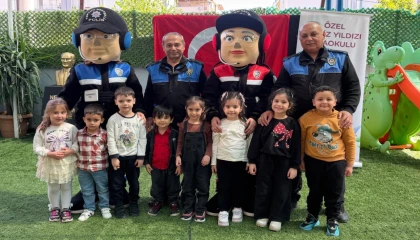 Osmaniye’de miniklere ’Poli’ ile güvenlik eğitimi