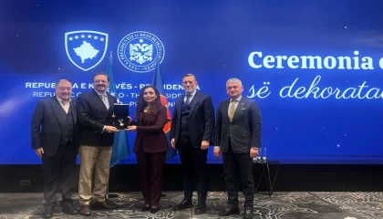 Rifat Hisarcıklıoğlu Kosova Cumhurbaşkanlığı Liyakat Madalyası