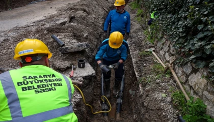 Sakarya’da altyapı çalışmaları hız kesmeden sürüyor