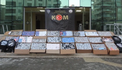 Şanlıurfa’da 2,5 milyon liralık kaçak sigara operasyonu