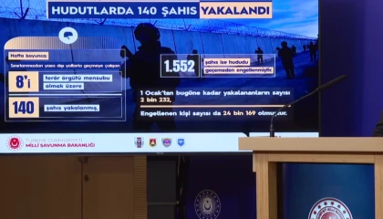Son bir haftada 140 kaçak geçiş girişimi engellendi... Hudut güvenliği kesintisiz sürüyor