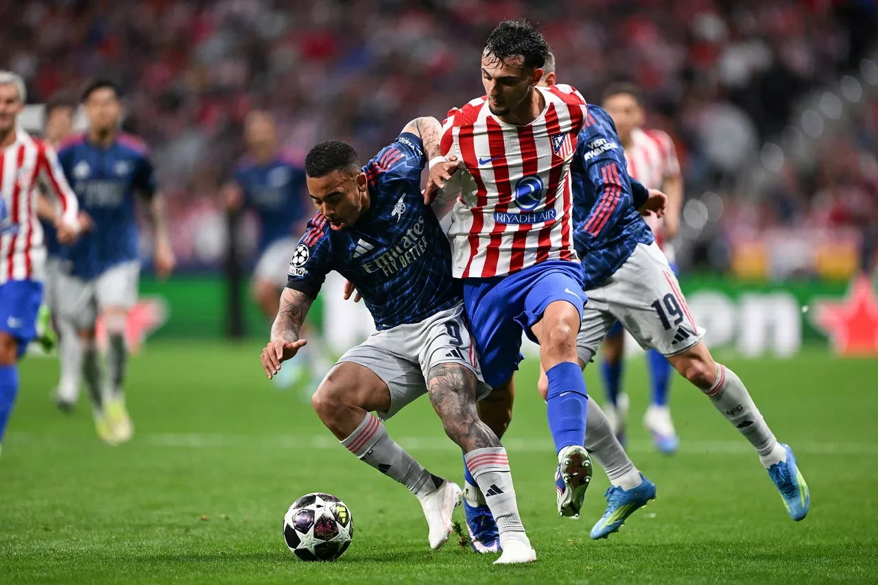 Atletico Madrid Arsenal Maçı 1-1 Bitti