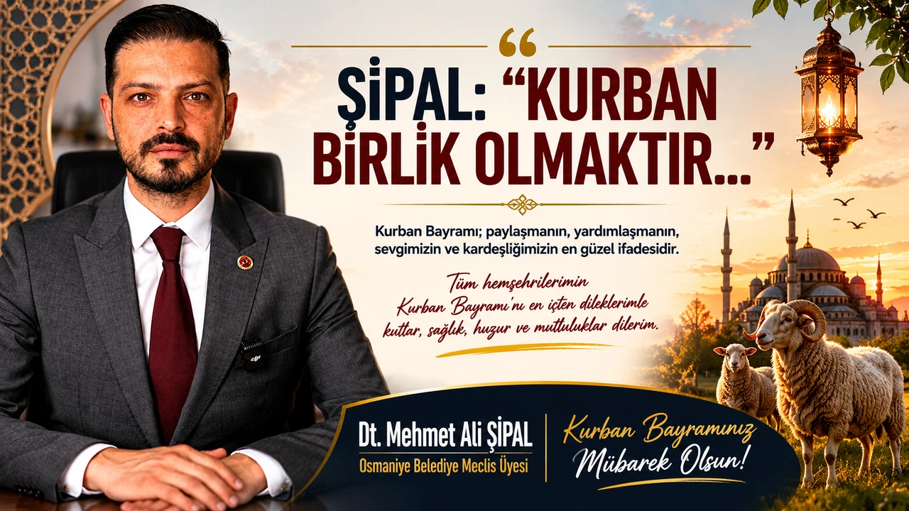 Şipal’den Bayram Mesajı