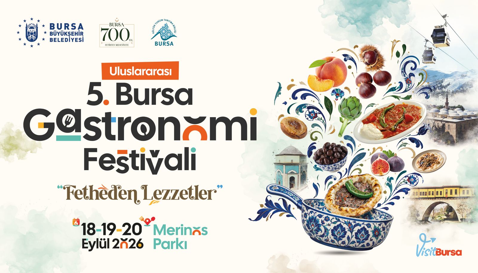 5. Bursa Gastronomi Festivali Eylül’de Kapılarını Açıyor