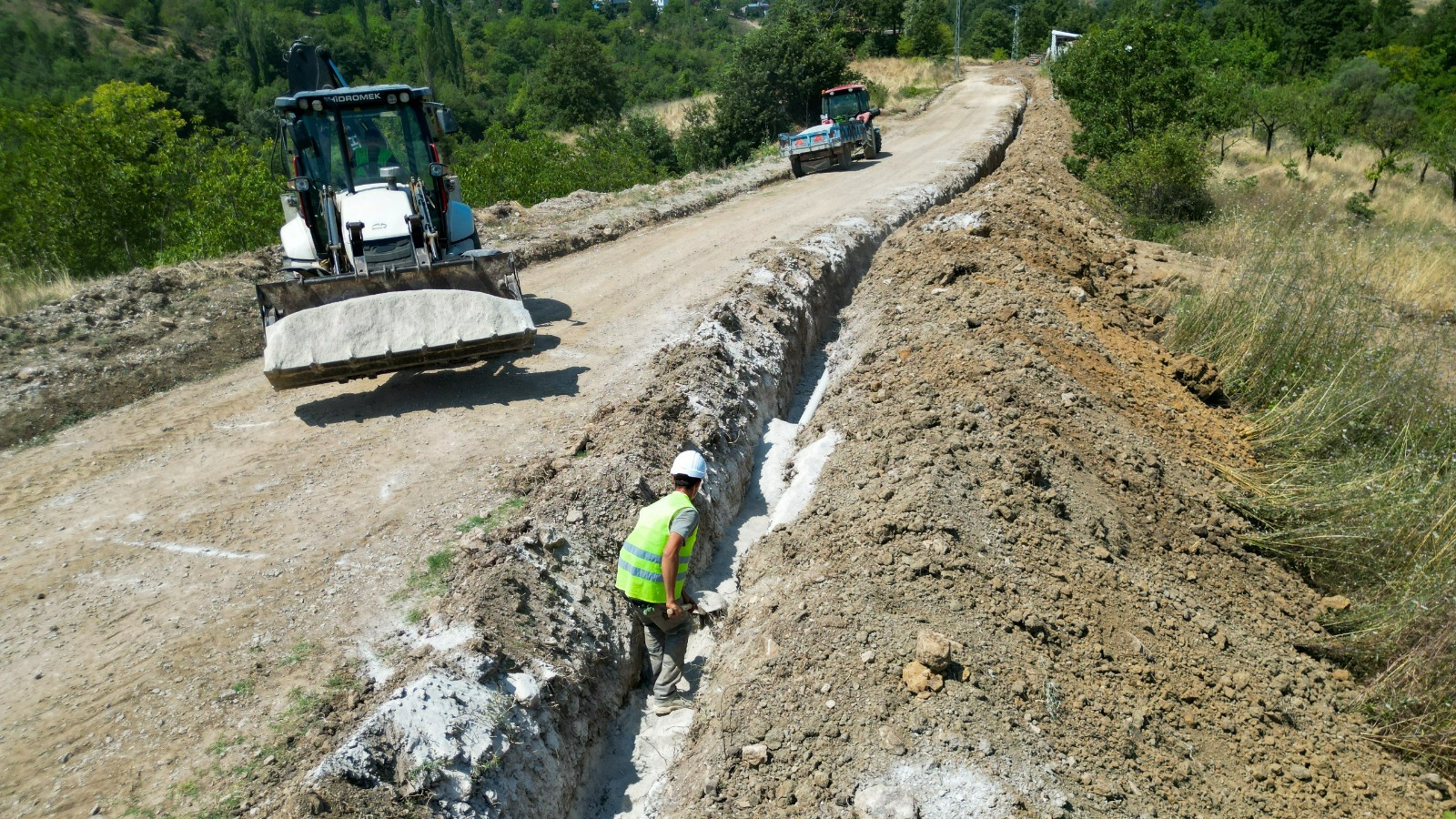 Gemlik’te Sulama Tesisinde Çalışmalar Yüzde 80’e Ulaştı