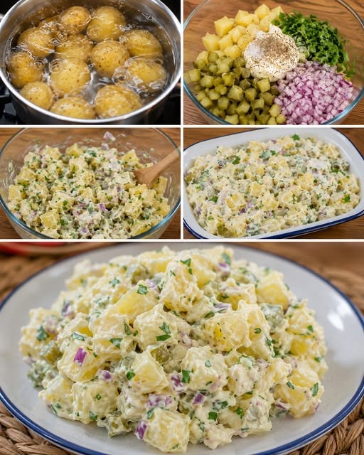Kremalı Patates Salatası Sofraların Yeni Gözdesi
