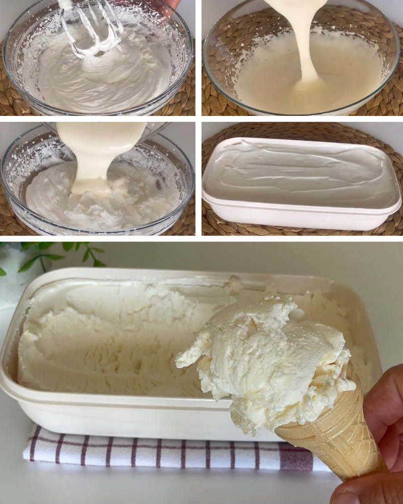 Ağızda Kaymak Gibi Eriyen Dondurma Nasıl Yapılır?