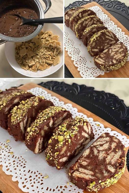 Çikolata ve Kuruyemişin Buluştuğu Mozaik Pasta Tarifi?