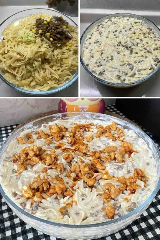 Yoğurtlu Mercimekli Erişte Salatası Nasıl Yapılır?