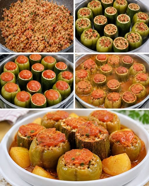 Zeytinyağlı Biber Dolması Nasıl Yapılır İşte Tarifi ?