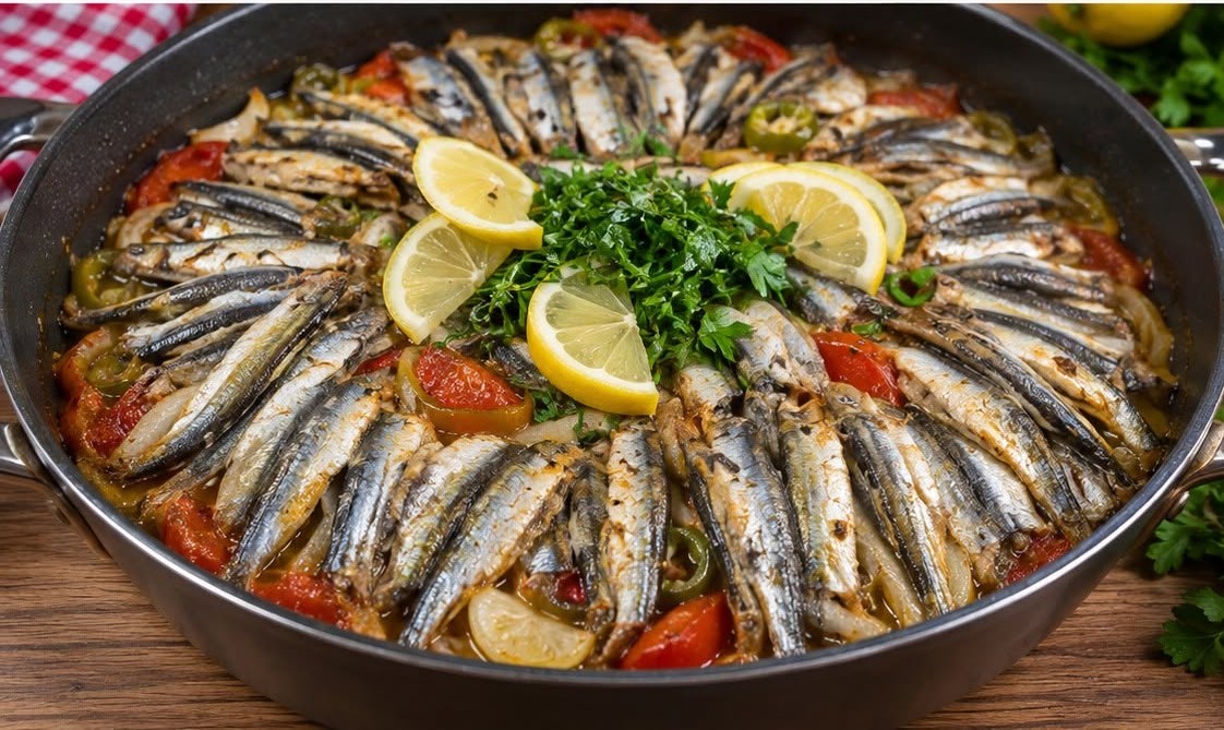 1 Kilo Hamsiyle Hafif ve Lezzetli Tarif Nasıl Yapılır?